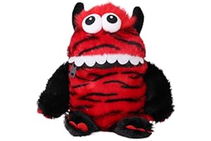 Toyland® 9 "(23cm) rot & schwarz Farbe Sorgen Monster Plüsch Stofftier - liebt es, Ihre Sorgen zu Essen