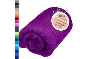 Lashuma XXL Badetuch Dame Lila - Aubergine, London Frottee Strandtuch - Handtuch groß 100x150 cm
