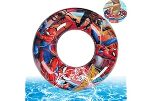 HENKODO Koło ratunkowe dla dzieci, nadmuchiwany pierścień wodny, wodoodporny, trwały nadmuchiwany basen, zabawka do kąpieli, na imprezę, letni basen