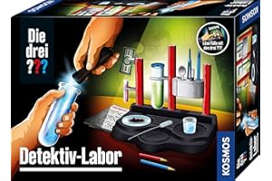 Kosmos-Les Trois Laboratoire de détective Kit, 632311, Argent (Silver), Petit