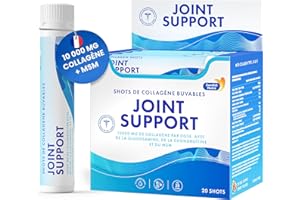 Swedish Nutra - Complément alimentaire liquide pour le soutien des articulations - 20 doses quotidiennes de 25 ml | Collagène hydrolysé pur (types I II et III) glucosamine MSM chondroïtine curcuma et