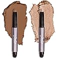 Julep (Sand Shimmer & Ginger Matte Duo) - Eyeshadow 101 Creme to Powder Waterproof Eyeshadow Stick Duo, Sand Shimmer and Ginger Matte