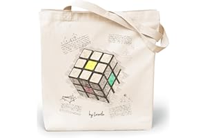 Loxato Tote Bag Aesthetic - Borsa Shopper Cotone 220g/m2 35x42cm - Borsa Tela Donna - Borse Shopper Tela - Extra Largo 8cm