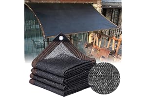 SHENGRUILI Red de Sombra 4x5m Malla Sombreadora 90% Ojales Exteriores, Patio Trasero, Jardín, Plantas, Invernadero, Granero