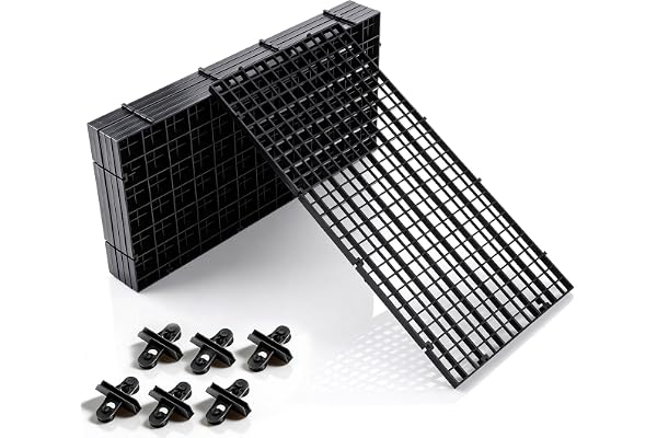 mawmuaw Plastgaller-akvarium, 6 stycken akvarieskiljeväggar 30 x 15 cm