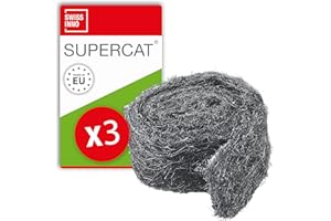 SWISSINNO Lana d’Acciaio Stop Roditori – 3 Rotoli 50 cm – Barriera Contro Topi Ratti Martore e Insetti – Acciaio Inox Resistente – Flessibile e Durevole – Ideale per Interni Esterni e Cantine