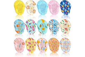 SDROCERYAM 90pcs 15 Styles Cartoon Eye Patches for Kids,Adhesive Eye Patches for Kids Lazy Eye Light Blocking Non Woven Eye Patch for Child