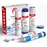 JACAR Universal 5 Stage Reverse Osmosis Filters with 75 Gpd Membrane | Universal, compatible with almost all non-compact osmo