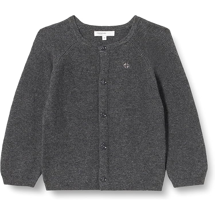 Noppies Unisex Baby Cardigan Knit Nevers Vest, Black Iris - P554, 62 cm