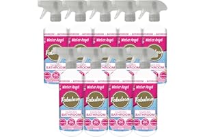 Fabulosa Multi Purpose Antibacterial Dazzling Bathroom Cleaner Disinfectant Trigger Spray with Lasting Fragrance, 9 Pack, 500ml, Winter Angel