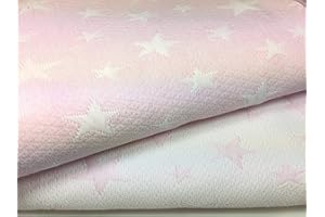 NORA HOME Copriletto estivo in piqué letto 90 rosa chiaro reversibile - stelline. Copriletto Bouti Intimo Mantello