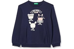United Colors of Benetton Sudadera DE Cuello Redondo DE Manga Larga para Niñas