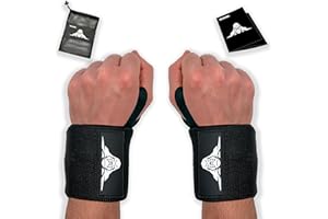 Bosmik | Braccialetti Crossfit con impugnatura per il pollice Braccialetti da palestra Palestra Calisthenics Fitness Regalo fitness unise