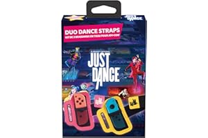 SUBSONIC Just Dance 2023 ufficiale - Dance strap - 2 confezioni di bracciali per controller JoyCon, polsino elastico regolabile con slot per Joy-Con di Nintendo Switch