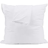 Utopia Bedding Waterproof Pillow Protector 80 x 80 cm (Set of 2) with Zip, Terry Pillow Case with Oeko-Tex Certificate