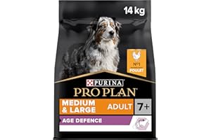PURINA PRO PLAN | Age Defense | Croquettes pour Chien Senior de moyenne et grande taille | Soutient la bonne santé des chiens vieillissants, et des articulations | Riche en Poulet | Sac | 14kg