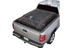 Rightline Gear Red de Carga para Cama de camión Resistente a la Intemperie con Lona incorporada, 8.8 x 10 pies