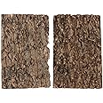 ibasenice 2Pcs Cork Bark Reptile Bark Decor Reptile Bark Platform Turtle Platform Snake Climbing Bark Terrarium Decor