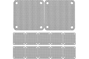 SOLUSTRE 40mm PC Cooler Fan Dust Filter Dustproof Case Cover PVC Dust Strainer Cooling Fan Mesh Fan Dustproof Filter (Pack of 20)