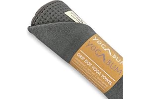 Yogabum Grip Dot Yoga Mat Towels | Non-Slip | Eco Yoga Towel