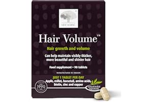 NEW NORDIC LTD New Nordic Hair Volume 90 Tablets - Clinically Proven Hair Growth Vitamins - Biotin, Zinc & Apple - Visibly Thicker & Shiny Hair - for Women & Men