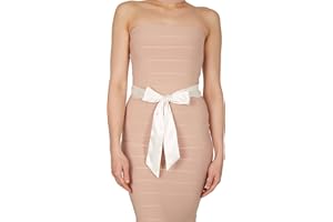 BlackButterfly Bridal Wedding Bridesmaid Satin Sash Belt