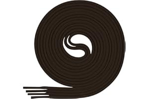 Lenzen 2 Paia Lacci per Scarpe Eleganti I Stringhe Rotonde e Sottili