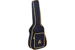 Ortega Guitars Economy Series Bag - 1/2 Classical Guitar Bag - Height 96 cm - Width 35 cm - With Shoulder Straps - Nylon, Black (OGBSTD-12)
