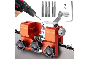Motorsågsslipverktyg, kedjsågslipverktyg, bärbar handdriven kedjsågslipmaskin med 5 sliphuvud, motorsågsslipverktyg, lämplig