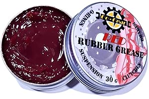 Go-Gear Red Rubber Grease For Hydraulic Brake Calipers, Clutches, Suspension O Rings Seals Bushes 30g