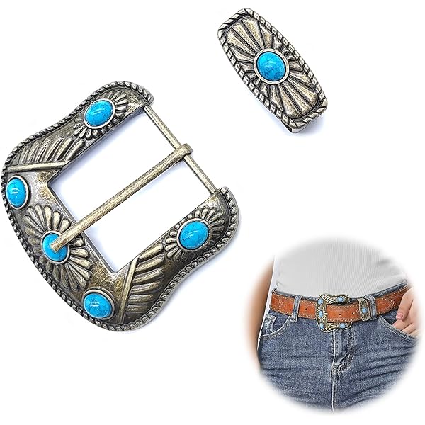 3 Fibbie Cintura In Metallo - Classiche E Moderne, Diametro 40mm, Argento