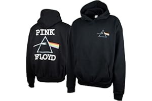 ‎AMPLIFIED Amplified Oversized Kapuzenpullover mit Front- und Rückenprint, Schwarz, Herren, Damen, Musik, Rock-Band, Fan-Artikel, Sweatshirt, Festival, BandMerch, Konzert