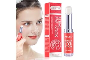 JCZQDRPC Retinol Eye Stick, Retinol Eye Cream, Smoothens Wrinkle Eye Cream for Puffy Eyes, Eye Brightener Stick for Dark Circles, Eye Balm Stick, Reducing Fine Lines, Eye Cream for Puffiness