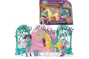 Unicorn Academy - L'Ecole des Licornes - Écurie, Ava Et Leaf Qui Change de Couleur - Licorne Et Figurine À Collectionner - Jouets Inspirés De La Série L'Ecole des Licornes - Jouet Enfant 4 Ans et +