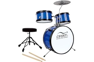 CB SKY 5-piece Kids / Junior Drum Set /Kids Musical toys, Musical instrument for ages 3-5 5-9