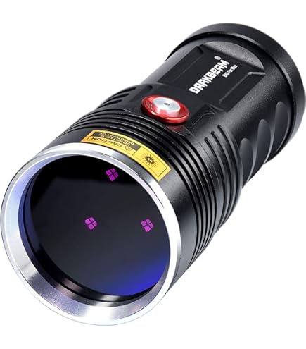 KEENZO UV500 Krachtige UV 365nm Torch, Torch Ultra Violet, 5 LEDs