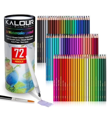Set Matite Colorate White Nights Matite Acquerellabili Russe, Set Di 36 In Astuccio Metallico, Matite In Legno Ad Alta Brillantezza, Trasferimento Morbido Del Colore, Idrosolubili Pastelli Acquarellabili