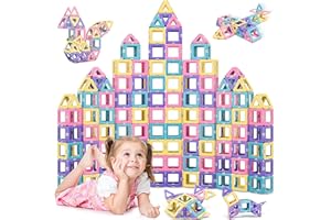 Lovchil Bloques de Construcción Magnéticos 36 Piezas, 3D Bloques Construcciones Niños, imanes Creatividad Juguetes Educativos Montessori niños, 3 4 5 6 7 8 Años Niños Niñas Cumpleaños Regalos