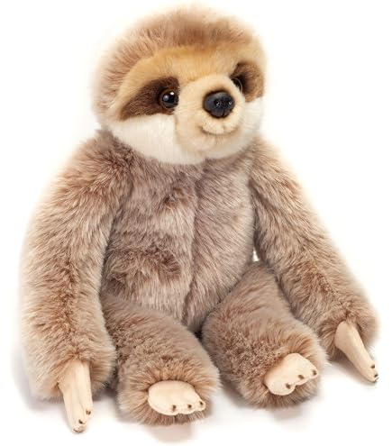 Peluche Teddy-Hermann Suricato In Piedi 29 Cm - Animale Di Pezza 92655 - Morbido E Realistico, Nuovo