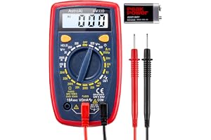 AstroAI Multimeter Digital measures AC/DC Voltage, DC Current, Resistance | Multi Tester Meter Electronic Test Meter for Automotive, Household Outlets, Fuses & DIY Electrical Troubleshooting