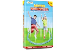 abeec Water Sprinkler – 150cm Wide Water Splash Play Ring – Water Sprinkler for Kids 3+ - Outdoor Toys Sprinkler Hoop for Water Play – Splash Pad Sprinkler - Water Sprinkler for Dogs
