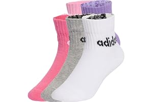 adidas Unisex - Bambini e ragazzi LINEAR KIDS ANKLE SOCKS 5pP