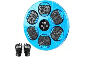 LOLBOX Upgraded Music Boxing Machine - Wall Mount Smart Training Equipment with Bluetooth & Boxing Gloves for Adults & Kids, Perfect for Home, Office & Gym Workouts