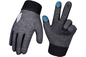 OKIDSO Gants thermiques d'hiver imperméables pour enfants – Pour le vélo, le cyclisme, le vélo, les écrans tactiles, en polaire chaude, antidérapants, légers, pour les sports de plein air, la course, l'équitation, la marche, le ski, le football 6 à 12 ans