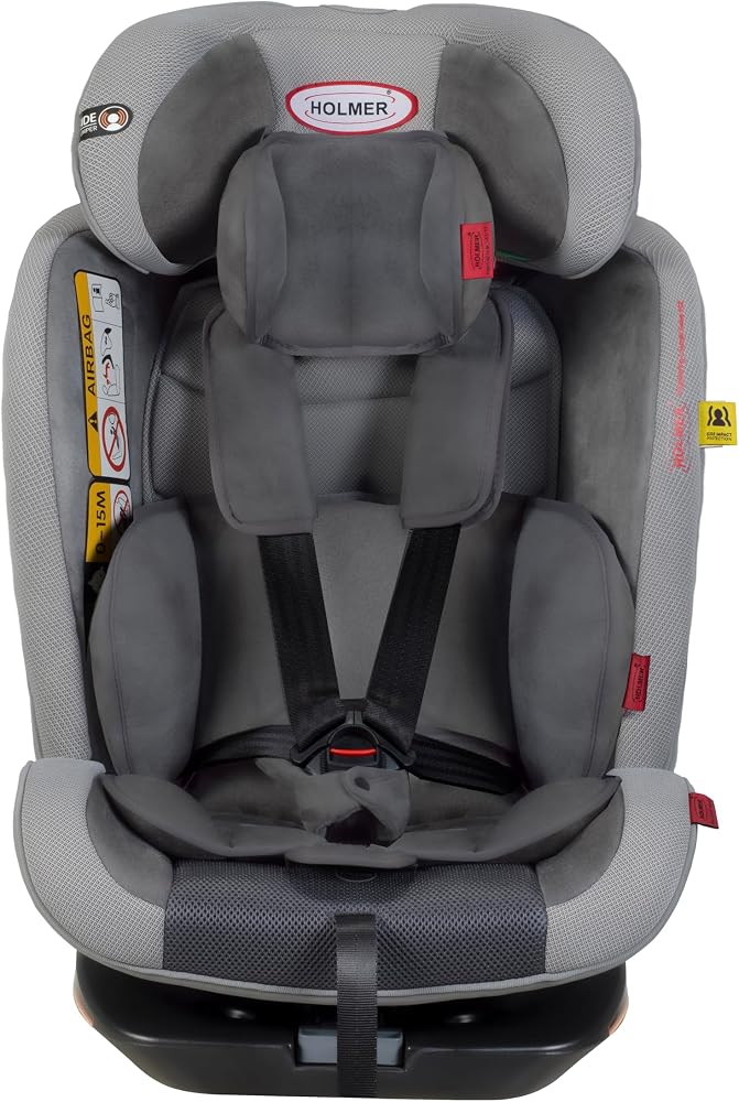 Holmer Kids Maxi Protect Aero 3d (360° Dönebilir) I-Size 0-36kg Oto Koltuğu Isofix/sps/sıp/latch (Gri)