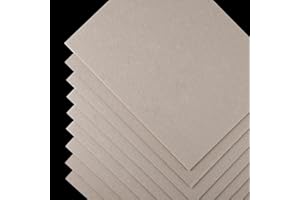 BBTO 20 Stück Buchtafeln, Ordner, Spanplatten, Designer-Bücherbrett, robuste Spanplatten, Buchbinderzubehör für Buchbindungsmaterialien, 21,6 x 27,9 cm, 50 Stück