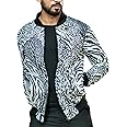 GRITSTONES Men Digital Print Bomber Jacket