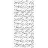 Stickerbogen Einladung Silber Sticker Aufkleber Karten Gestalten Amazon De Kuche Haushalt Wohnen