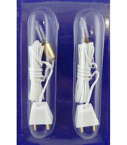 Melody Jane Puppenhaus Tischleuchte – 12V Miniatur-Beleuchtung, Preiselbeere Tulpen Design