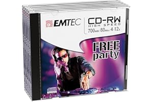 EMTEC CD-R 80 - Confezione da 5